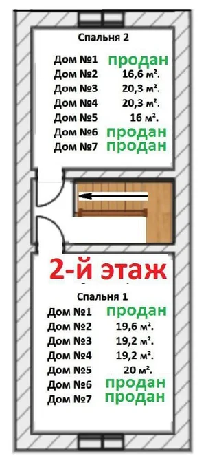 Фото 9 3-комн. кирпичный таунхаус в Старых Сергели