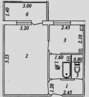 Фото 8 1-комн. квартира в Мирабадском районе