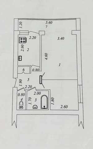 Фото 10 3-комн. квартира в Ялангач