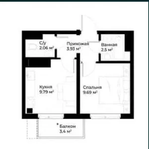 Фото 4 1-комн. квартира в Мирабадском районе