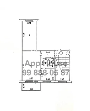 Фото 1 2-комн. квартира в Асалабад2