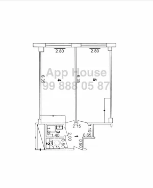 Фото 10 2-комн. квартира в Тузель2
