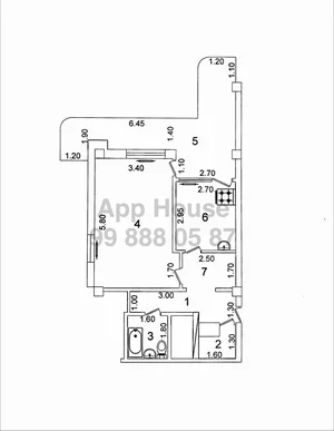 Фото 10 3-комн. квартира в Тузель3