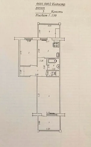 Фото 1 2-комн. квартира в Яшнабадский Район