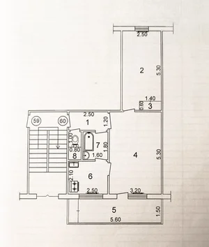 Фото 1 2-комн. квартира в Миразo Улугбекский Район