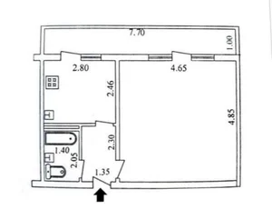 Фото 7 1-комн. квартира в Рынок "Рысовый"