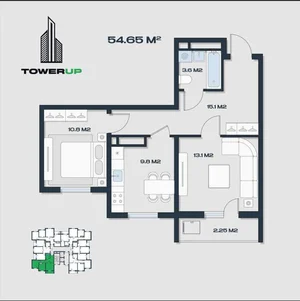 Фото 3 2-комн. квартира в Ханабаде