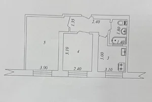 Фото 7 2-комн. квартира в Кирпичном доме