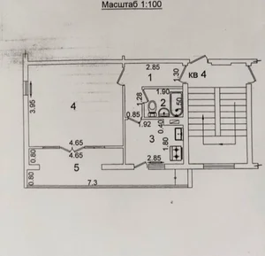 Фото 4 1-комн. квартира в Юнусабад