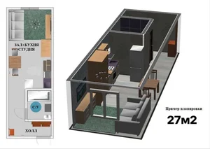 Фото 4 1-комн. квартира в Юнусабад