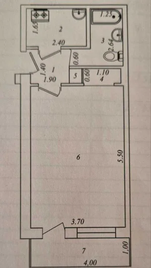 Фото 6 1-комн. квартира в Юнусабад