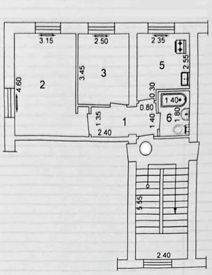 Фото 1 2-комн. квартира в БУЗ-2