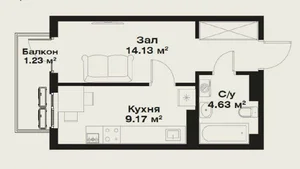 Фото 2 1-комн. квартира в Первушка
