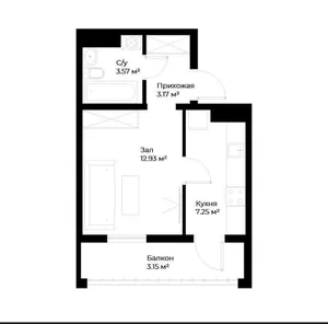 Фото 4 1-комн. квартира в УзБум