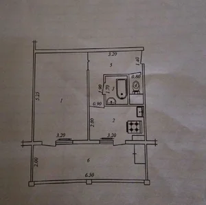 Фото 1 1-комн. квартира в МИРЗОУЛУГБЕК районе