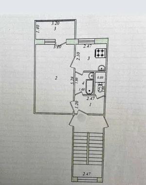 Фото 5 1-комн. квартира в Мирзо-Улугбекском районе