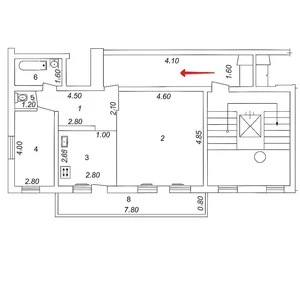 Фото 1 2-комн. квартира в Мирзо-Улугбекском районе