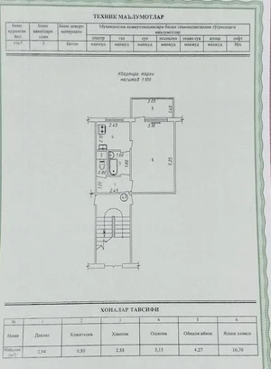 Фото 10 1-комн. квартира в Мирзо-Улугбекском районе