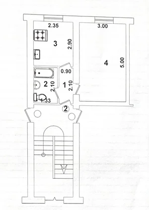 Фото 1 1-комн. квартира в Ор-р азербайджанский центр, транспортный институт