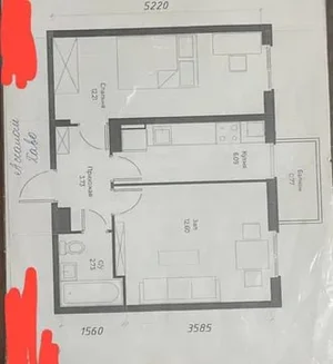 Фото 8 2-комн. квартира в Новостройка Ассалом