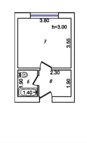 Фото 5 1-комн. квартира в Сергели