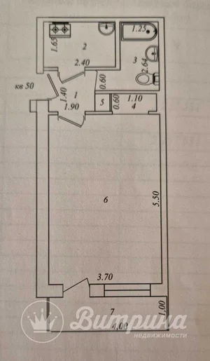 Фото 2 1-комн. квартира в Юнусабадский район
