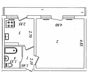 Фото 1 1-комн. квартира в Тузель 1