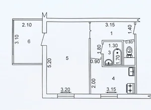 Фото 2 1-комн. квартира в Массив А.Югнакий