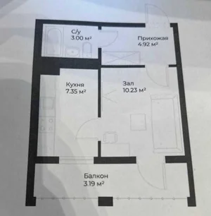 Фото 1 1-комн. квартира в Ассалом Сохил