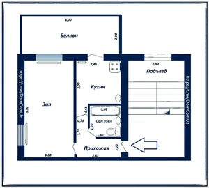 Фото 1 1-комн. квартира в Учтепинском районе