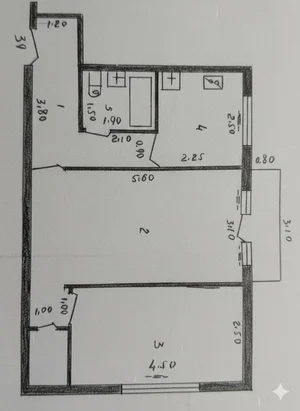 Фото 1 2-комн. квартира в Учтепа