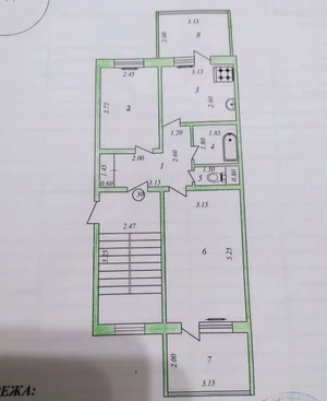 Фото 7 2-комн. квартира в Юнусабад-19 квартал