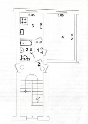 Фото 1 1-комн. квартира в Мирабадском районе