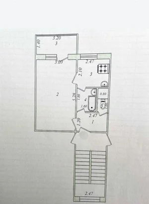 Фото 1 1-комн. квартира в Феруза