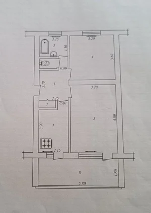 Фото 1 2-комн. квартира в Поселок Улугбек