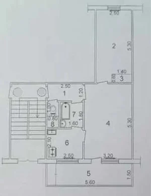 Фото 1 2-комн. квартира в ТТЗ базар