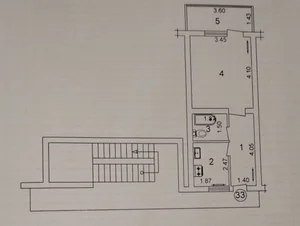 Фото 1 1-комн. квартира в Ялангаче