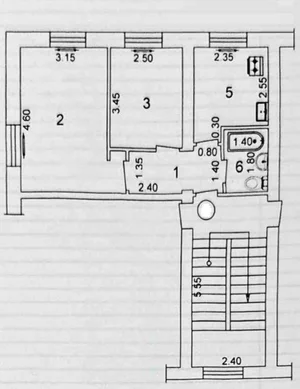 Фото 1 2-комн. квартира в БУЗ-2