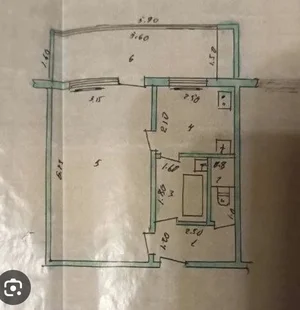 Фото 2 1-комн. квартира в Юнусабад-6