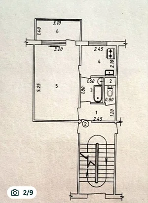 Фото 1 1-комн. квартира на Ялангаче
