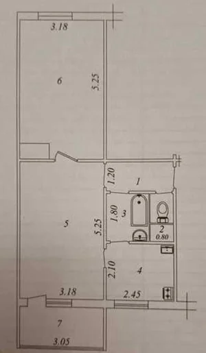 Фото 1 2-комн. квартира в Мирзо-Улугбекском районе