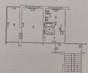 Фото 1 1-комн. квартира в Феруза