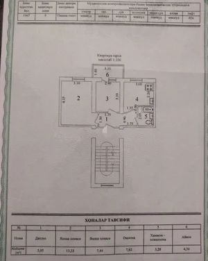 Фото 8 2-комн. квартира в Чиланзар 13 квартал
