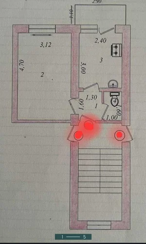 Фото 4 1-комн. квартира в Чиланзар-5