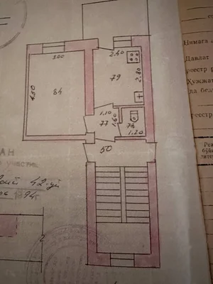 Фото 1 1-комн. квартира в Чорсу