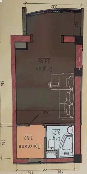 Фото 5 1-комн. квартира в ЖК Eco Smart ор-р