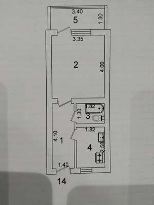 Фото 4 1-комн. квартира в Юнусабад