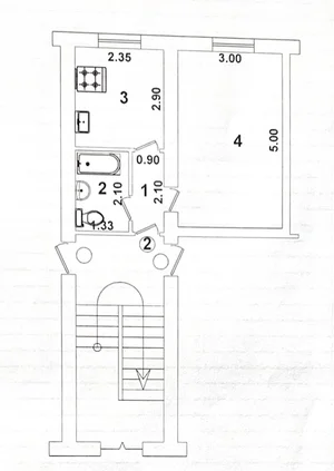 Фото 1 1-комн. квартира в Мирабадском районе