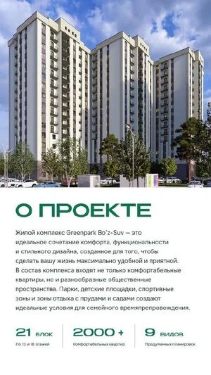 Фото 1 1-комн. квартира в Чинабад High Town Mall