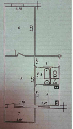 Фото 1 2-комн. квартира в Мирзо Улугбекском районе